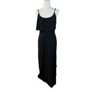Full tilt black flowy maxi dress Tilly’s new with tag minimalist basics casual